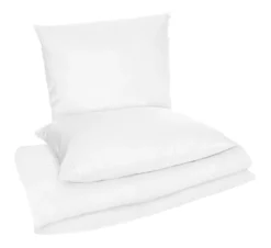 poszwa hotelowa adamaszek 5mm (zamek) Biały