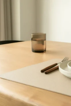 Prostokątna Podkładka pod Talerze SKINNY Beżowy