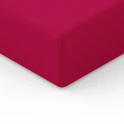 Prześcieradło Jersey Z Gumką Bordowy