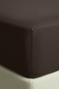 Prześcieradło Jersey Z Gumką 180 g/m2 + 30 cm Brązowy