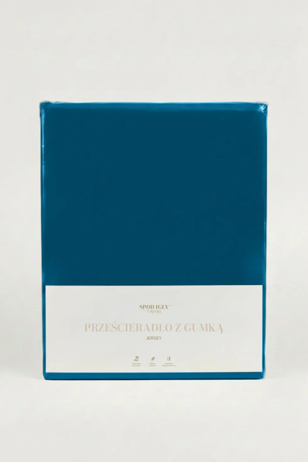 Prześcieradło Jersey Z Gumką 180 g/m2 + 30 cm Turkusowy