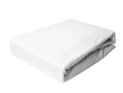 Prześcieradło Jersey Z Gumką Na Wysoki Materac 40 cm Biały