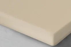 Prześcieradło Jersey Z Gumką Na Wysoki Materac 40 cm Beżowy