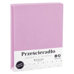 Prześcieradło Jersey Z Gumką Wrzosowy