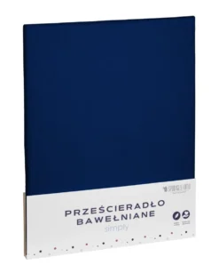 Prześcieradło SIMPLY – 2. Gatunek | OUTLET Granatowy