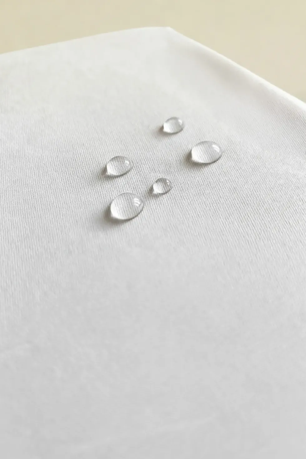 Prześcieradło Wodoodporne Nieprzemakalne z Gumką Aquasafe Biały