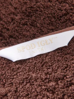 Ręcznik Bambusowy Harmony ze Złotą Bordiurą 600g/m2 Brązowy