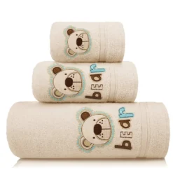 Ręcznik Do Rąk Dla Dzieci TEDDY Beżowy