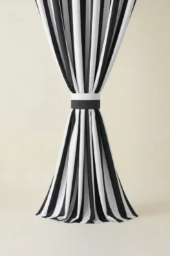 Szarfa do Zasłony Tarasowej 8x140 Stripes Grafitowy