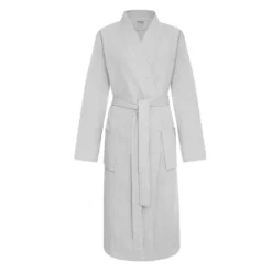 Szlafrok Bawełniany Kimono GOFER (gatunek kurczliwy) Szary