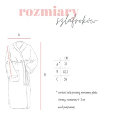Szlafrok XL - OUTLET Beżowy