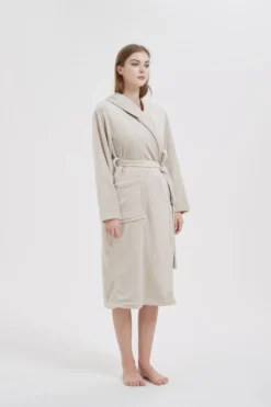 Szlafrok 2XL/3XL - OUTLET Beżowy