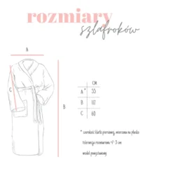 Szlafrok 2XL/3XL - OUTLET Beżowy