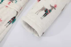 Szlafrok z Kapturem PAULO Świąteczny XMASS DEER