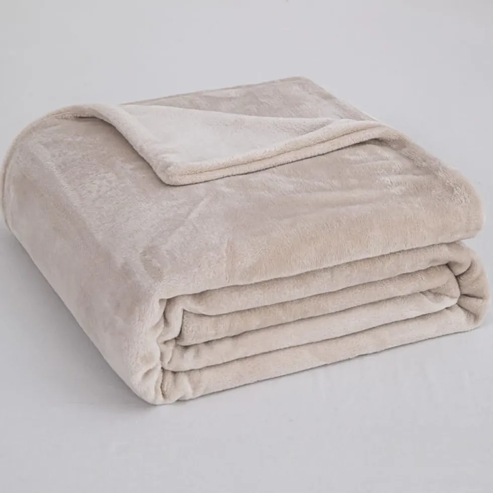 Taupe Pościel MIŚ Z Mikrofibry Cozy