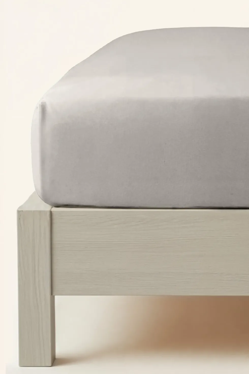 Taupe Prześcieradło Flanelowe Z Gumką + 30 cm