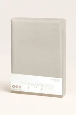 Taupe Prześcieradło Jersey Z Gumką + 30 cm