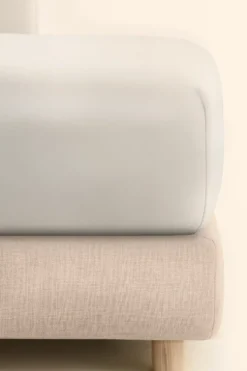 Taupe Prześcieradło Jersey Z Gumką + 15 cm