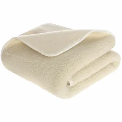 Wełniany Koc MERINO Ecru