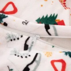 Świąteczna Pościel MIŚ Z Mikrofibry Cozy WHITE CHRISTMAS