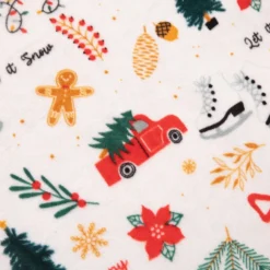 Świąteczna Pościel MIŚ Z Mikrofibry Cozy WHITE CHRISTMAS