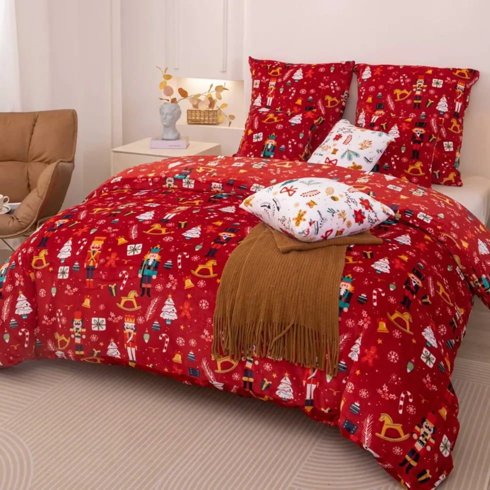 Świąteczna Pościel MIŚ Z Mikrofibry Cozy NUT CRACKER