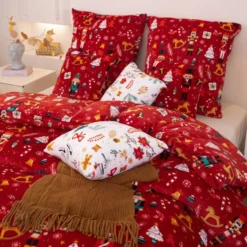 Świąteczna Pościel MIŚ Z Mikrofibry Cozy NUT CRACKER