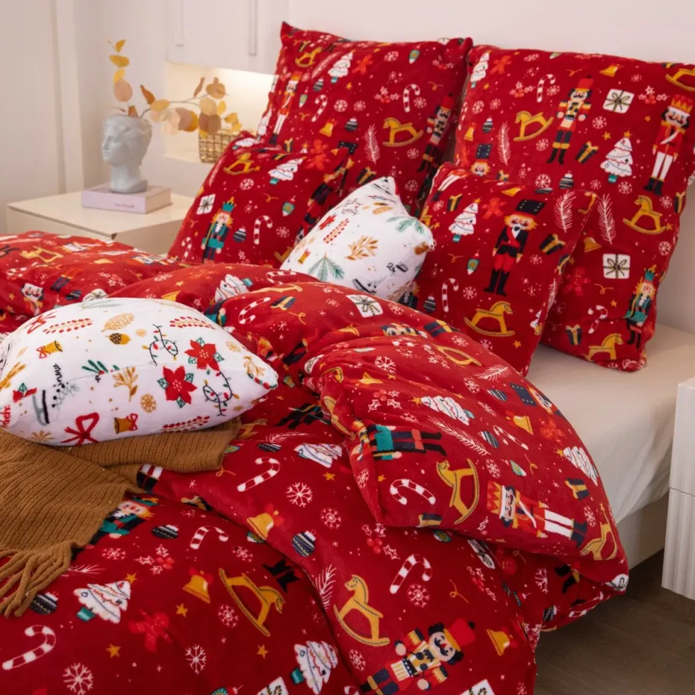 Świąteczna Pościel MIŚ Z Mikrofibry Cozy NUT CRACKER