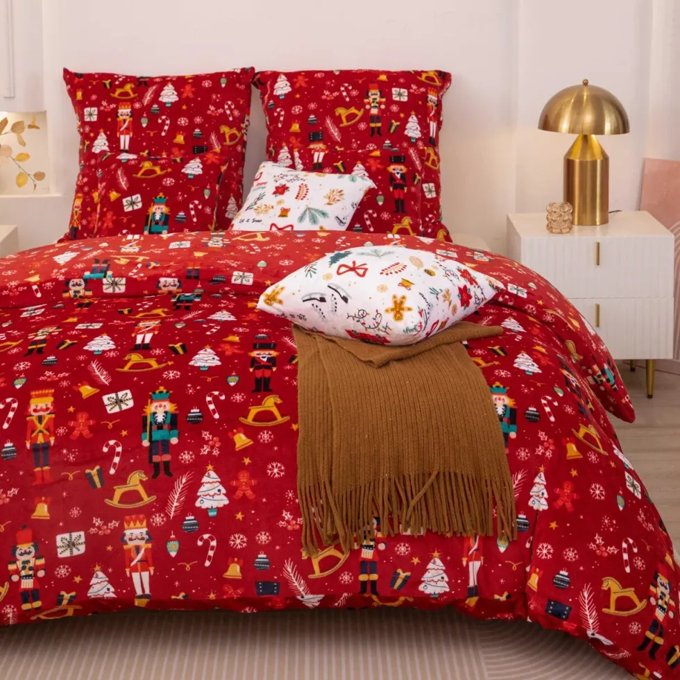 Świąteczna Pościel MIŚ Z Mikrofibry Cozy NUT CRACKER
