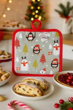 Świąteczna Podkładka Kuchenna Pod Garnek MIŚ