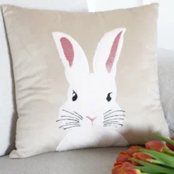 Świąteczna Poszewka BUNNY Beżowy