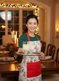 Świąteczny Fartuch Kuchenny SANTA
