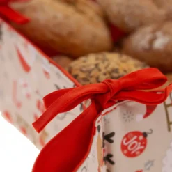 Świąteczny Koszyk Na Pieczywo SANTA