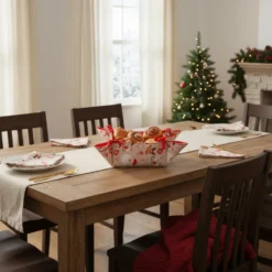 Świąteczny Koszyk Na Pieczywo SANTA