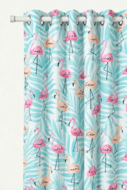 Zasłona Dekoracyjna na Przelotkach FLAMINGOVE Miętowa