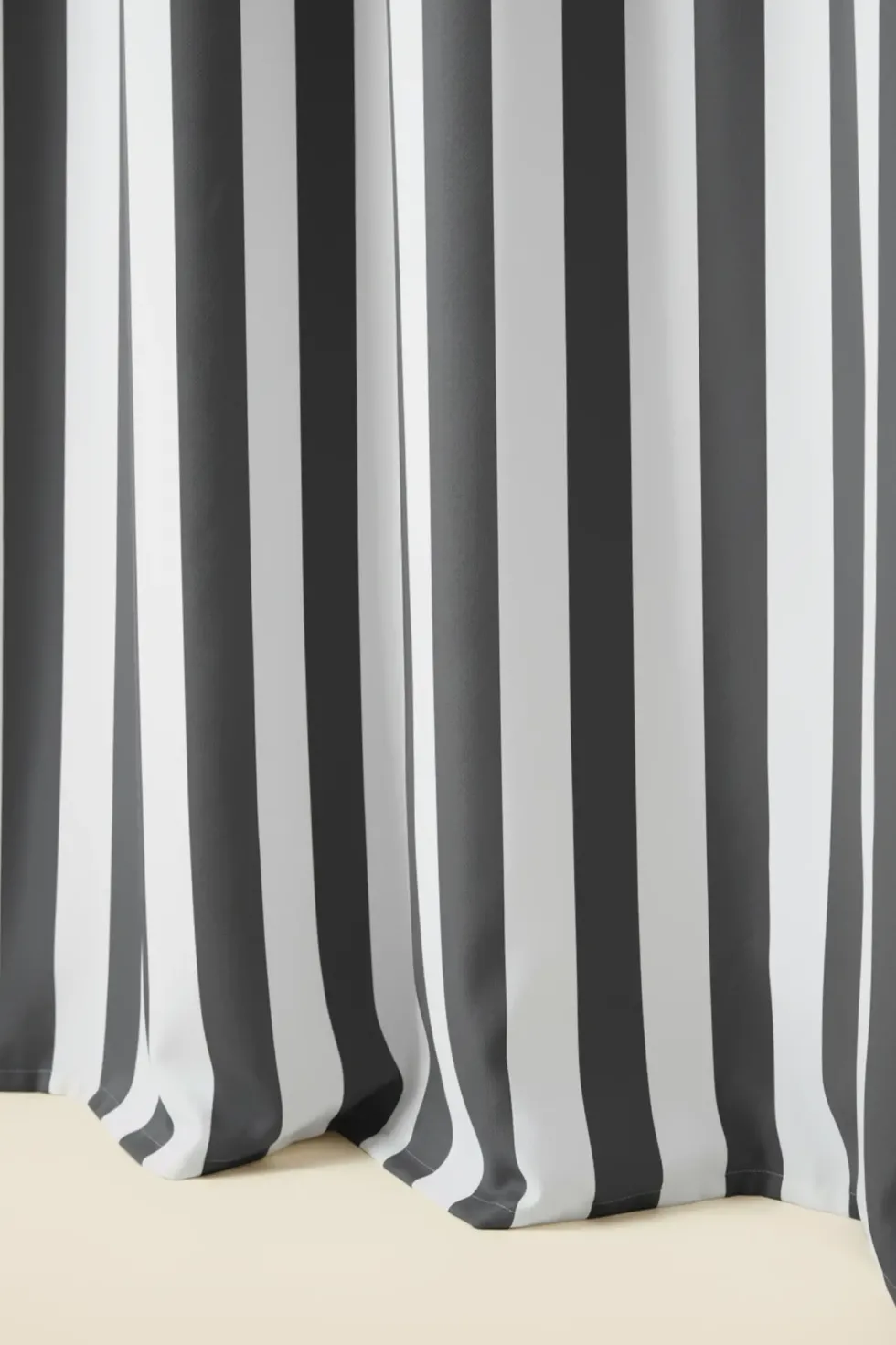 Zasłona Tarasowa Wodoodporna Na Taśmie STRIPES Grafitowy