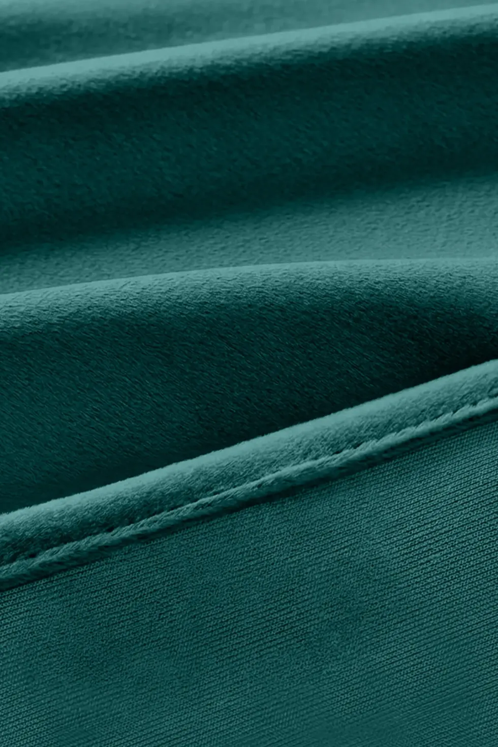 Zasłona Welurowa na Taśmie Velvet Soft Ciemny Turkus
