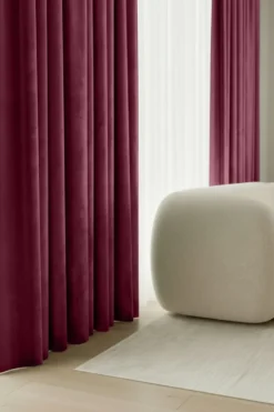 Zasłona Welurowa Velvet Soft Bordowy