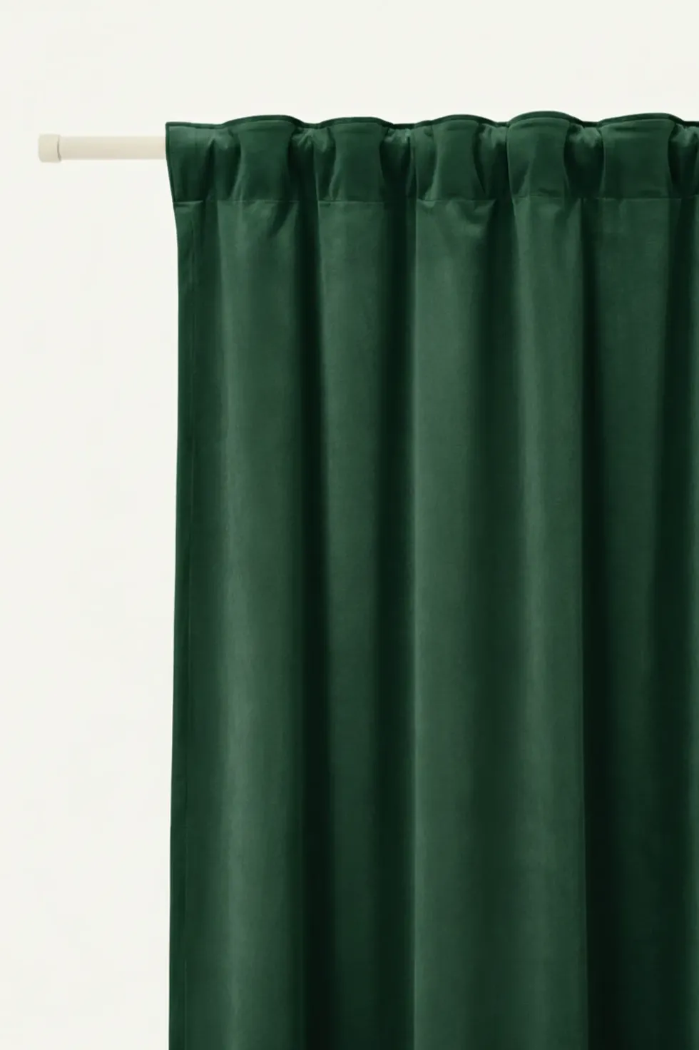 Zasłona Welurowa Velvet Soft Butelkowa Zieleń