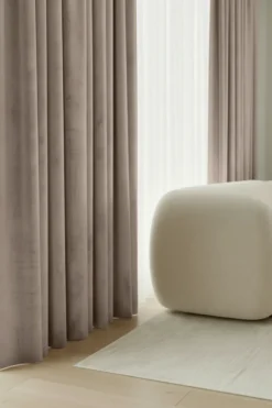 Zasłona Welurowa Velvet Soft Beżowy