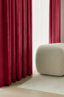 Zasłona Welurowa Velvet Soft Czerwony