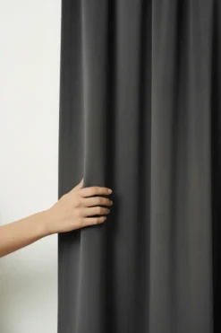 Zasłona Welurowa Velvet Soft Grafitowy