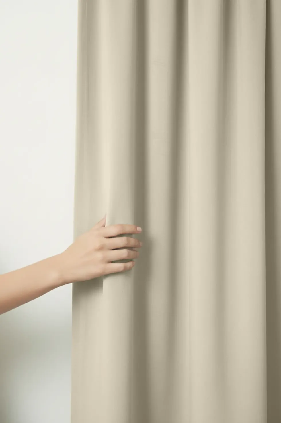 Zasłona Welurowa Velvet Soft Kremowy