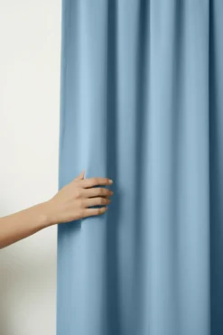 Zasłona Welurowa Velvet Soft Niebieski