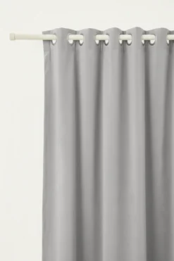 Zasłona Welurowa Velvet Soft Popielaty
