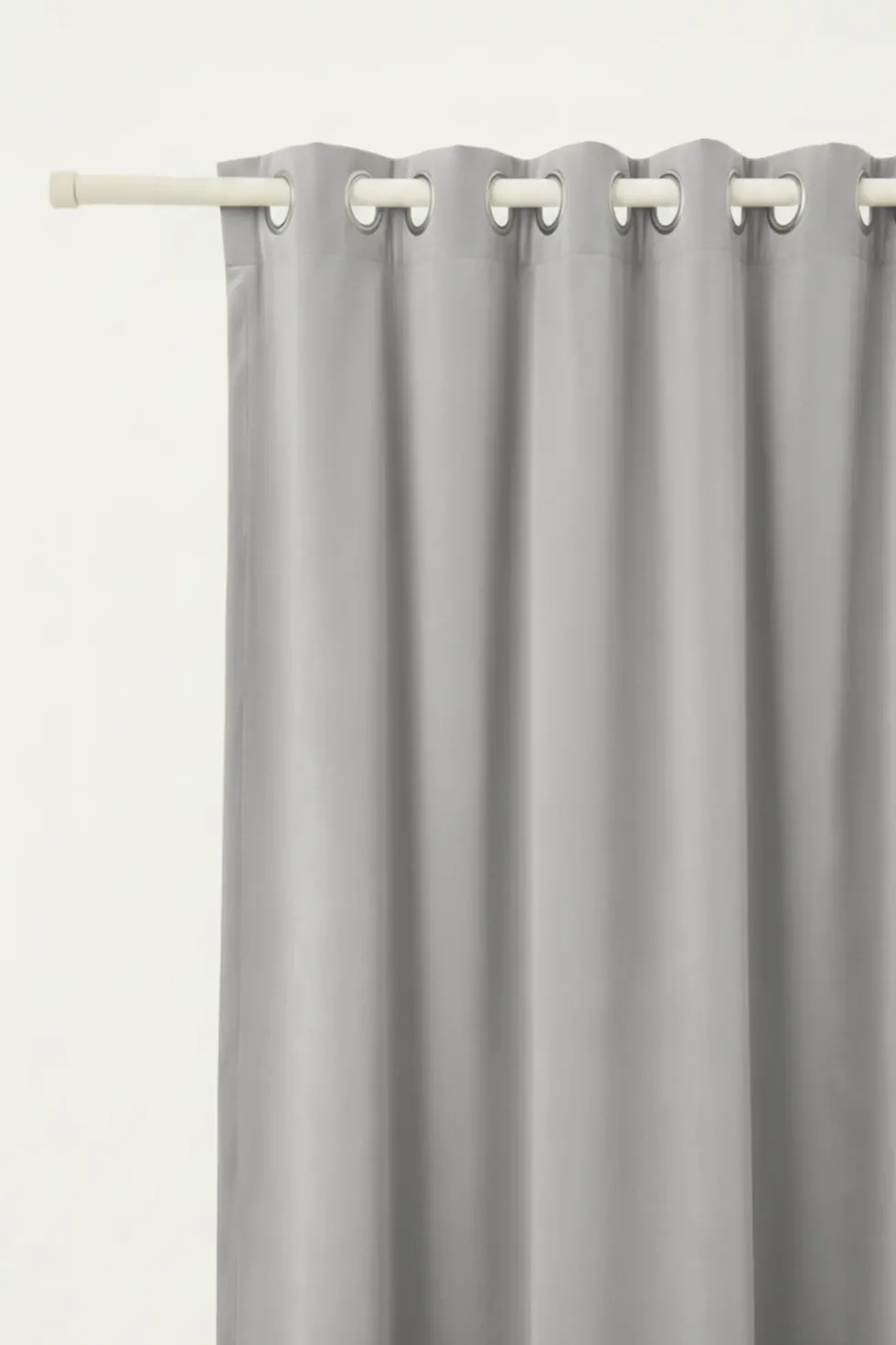 Zasłona Welurowa Velvet Soft Popielaty