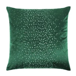Zielona Poszewka Velvetowa Do Zasłony SHINY Butelkowy