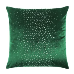 Zielona Poszewka Velvetowa Do Zasłony SHINY Butelkowy